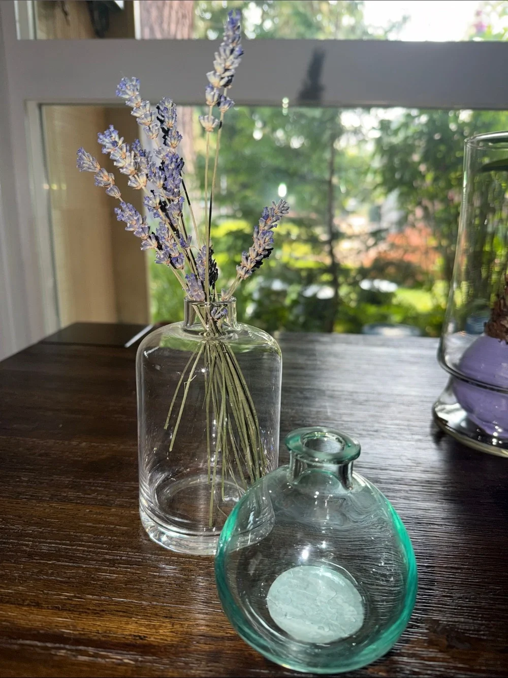 Clear Glass Bud Vases Set - Simple Home Accent